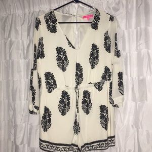 Women’s Black and White Romper